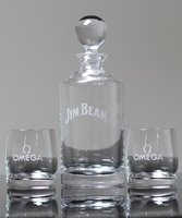 Picture of Monogrammed Scotch Decanter 3-Piece Set