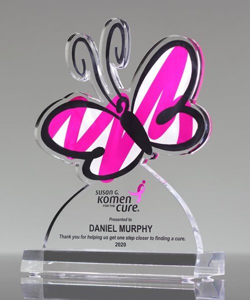 Picture of Acrylic Butterfly Award