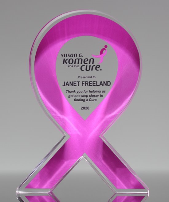Breast Cancer Awareness Ribbon Award | Edco Awards
