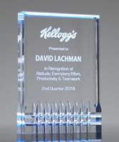 Picture of Legacy Blue Acrylic Award - Small Size