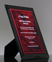 Picture of Fusion Award Plaque - Red Marble
