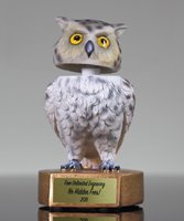 Picture of Owl Bobblehead Mascot Trophy