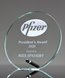 Picture of Laser Etched Glass Circle Award