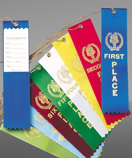Stock Ribbon Awards with String | Edco Awards
