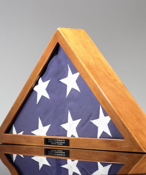 Picture of Walnut Flag Display Case