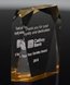 Picture of Spectra Prism Gold Acrylic Award