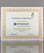 Picture of Custom Gold Border Certificate