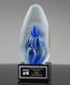 Picture of Blue Bubbles Art Glass Award