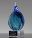 Picture of Jade Turin Art Glass Trophy