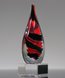 Picture of Scarlet Turin Art Glass Flame