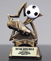 Picture of Achievement Star Soccer Resin Trophy