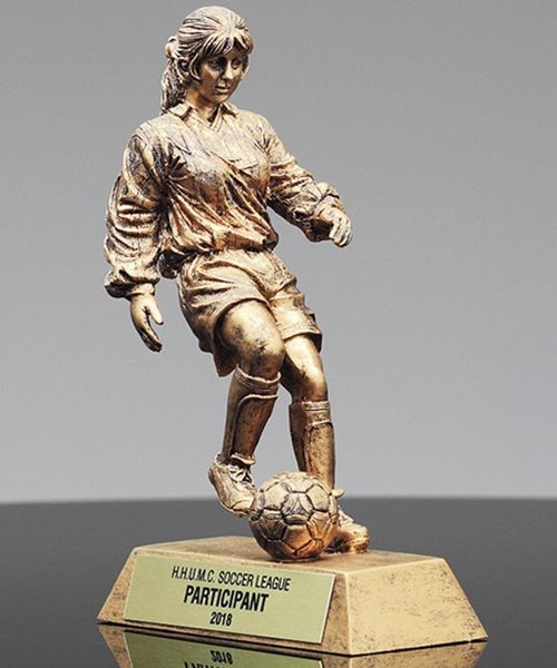 Picture of Female Soccer Dribbler Award - Large