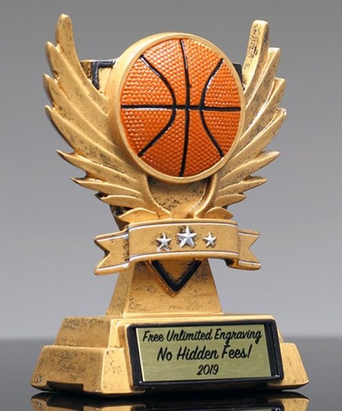 Picture of Victory Wing Basketball Trophy