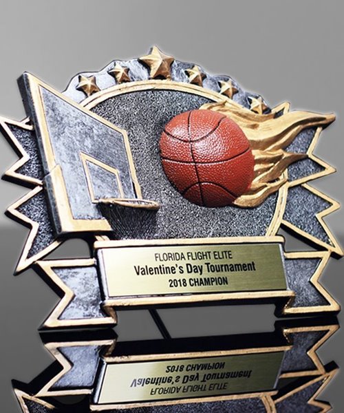 Picture of Silverstone 3-D Basketball Award