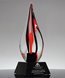 Picture of Inferno Red Art Crystal Award