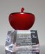 Picture of Red Crystal Apple on Base