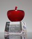 Picture of Red Crystal Apple on Base