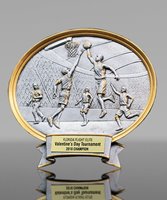 Picture of Silverstone Oval Male Basketball Plaque