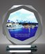 Picture of Jade Glass Octagon Full Color Award