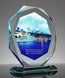 Picture of Jade Glass Octagon Full Color Award