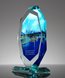 Picture of Jade Glass Octagon Full Color Award