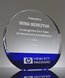 Picture of Luminous Blue Crystal Circle Award