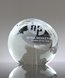 Picture of Globe Slant Crystal Award