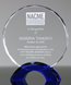 Picture of Indigo Crystal Circle Award - Medium Size