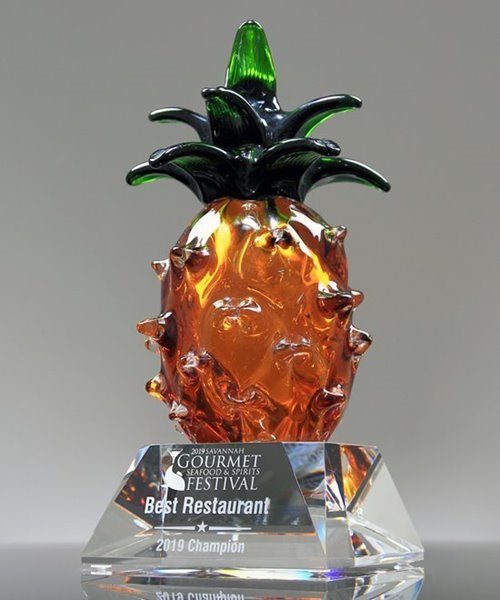 Picture of Art Glass Pineapple Award