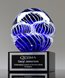 Picture of Intrigue Art Glass Sphere Trophy