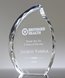 Picture of Crystal Faceted Flame Award