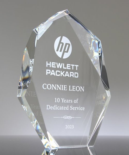 Picture of Faceted Crystal Peak Award