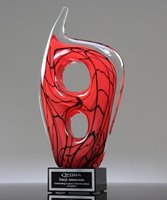 Picture of Breakthrough Art Glass Trophy