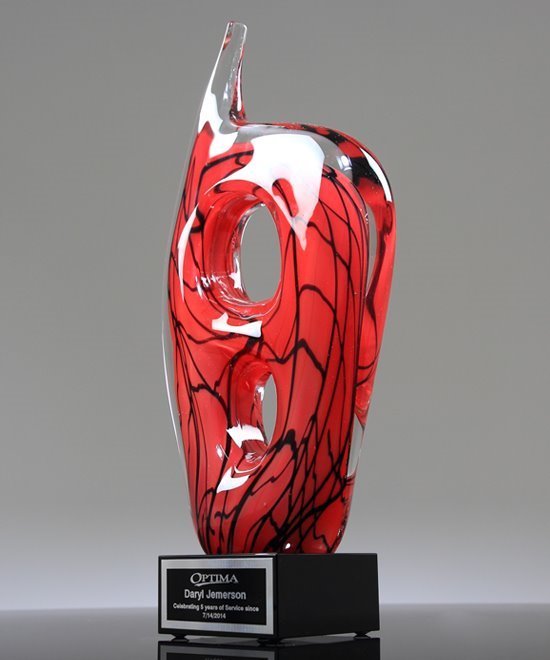 Breakthrough Art Glass Trophy | Edco Awards