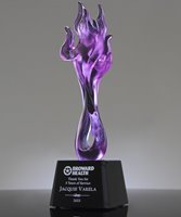 Picture of Vulko Flame Art Crystal