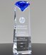 Picture of Apogee Blue Diamond Award Crystal