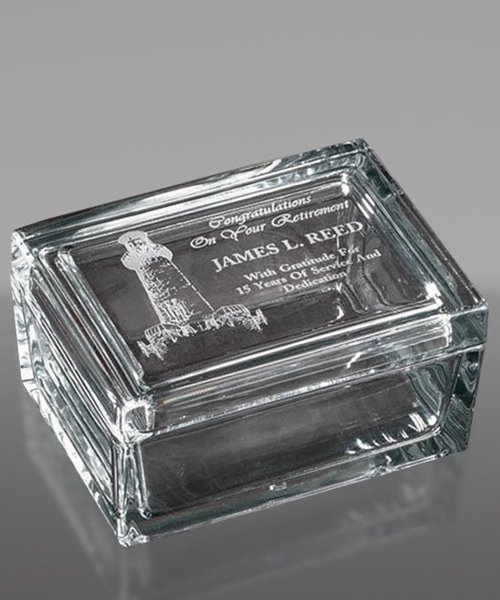 Picture of Glass Trinket Box