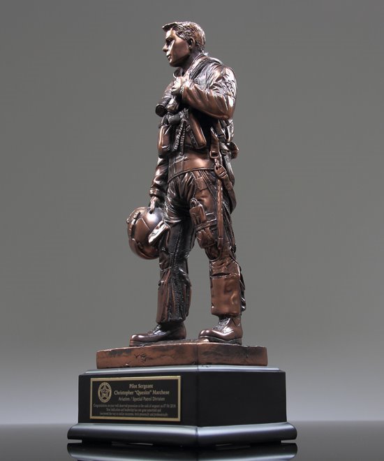 mail pilot statuette