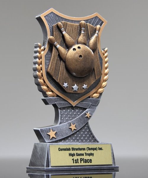 Picture of Pro Shield Bowling Trophy