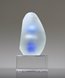 Picture of Sapphire Embers Art Glass Trophy