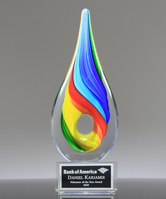 Home / Corporate Awards / Glass Awards / Art Glass Awards / Spark Art