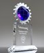 Picture of Silver Gear World Globe Crystal Plaque