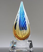 Picture of Golden Sparrow Art Glass Award