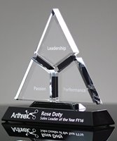Picture of Apogee Triangle Crystal Award