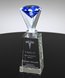 Picture of Symmetry Diamond Blue Crystal Award