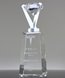 Picture of Symmetry Diamond Clear Crystal Award