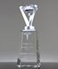 Picture of Symmetry Diamond Clear Crystal Award