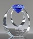 Picture of Diamond Ring Sapphire Crystal Award
