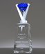 Picture of Symmetry Diamond Blue Crystal Award