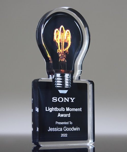 Light Bulb Moment Acrylic Award